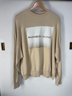 number nine vintage japanese import sweater size M